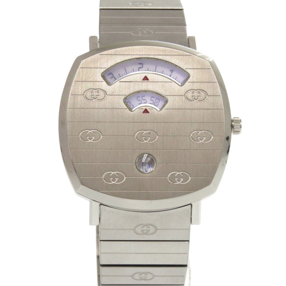 GUCCI Watches Quartz YA1574401 Stainless Steel Silver GRIP white dial