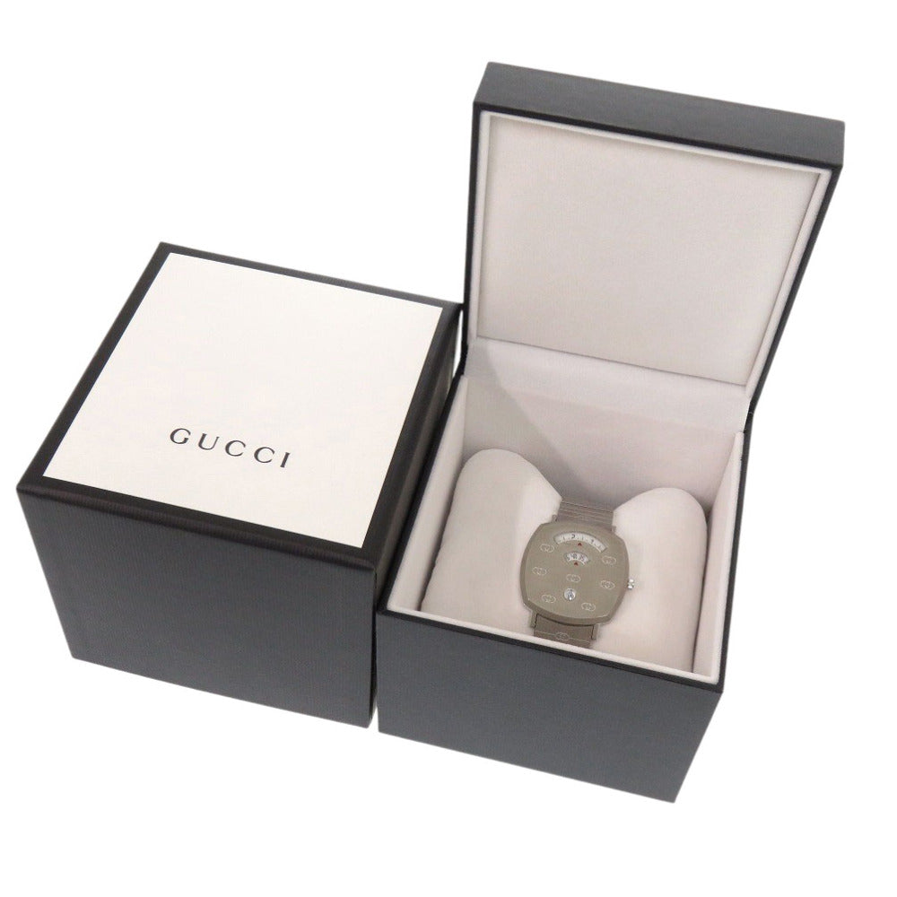 GUCCI Watches Quartz YA1574401 Stainless Steel Silver GRIP white dial