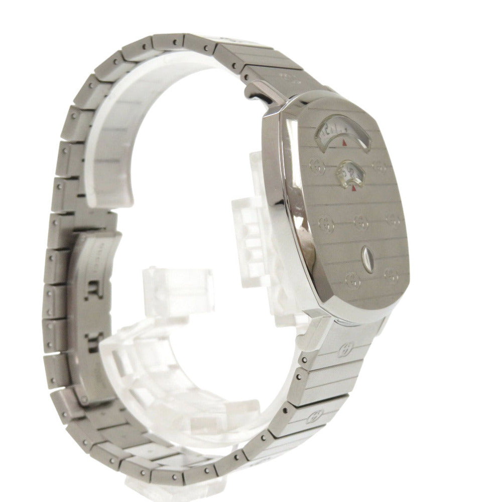 GUCCI Watches Quartz YA1574401 Stainless Steel Silver GRIP white dial