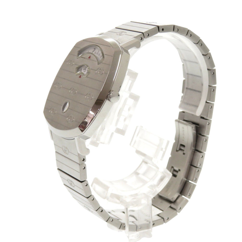 GUCCI Watches Quartz YA1574401 Stainless Steel Silver GRIP white dial
