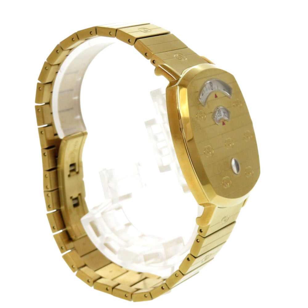 GUCCI Watches Quartz YA157403 Stainless Steel gold GRIP white dial