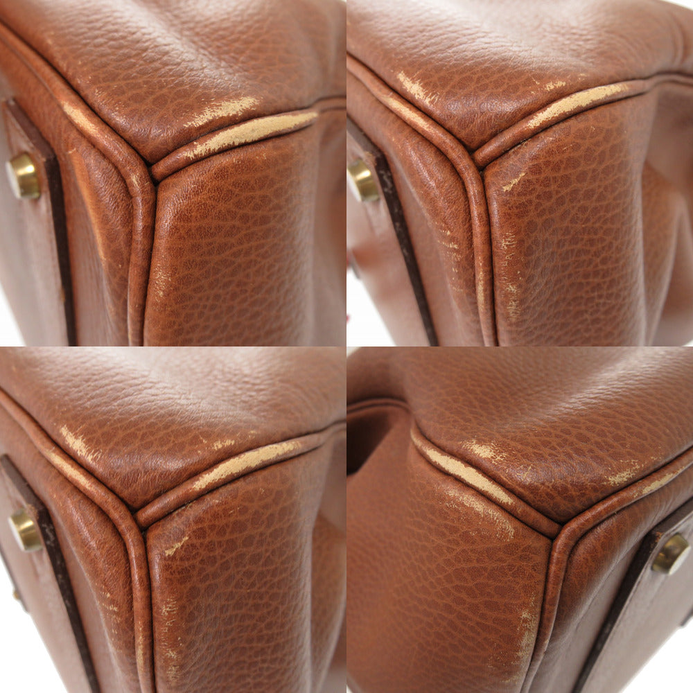 HERMES Handbag Ardenne Brown HAUT A COURROIES50
