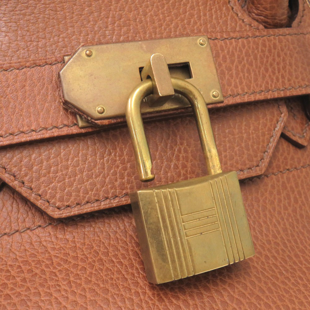 HERMES Handbag Ardenne Brown HAUT A COURROIES50