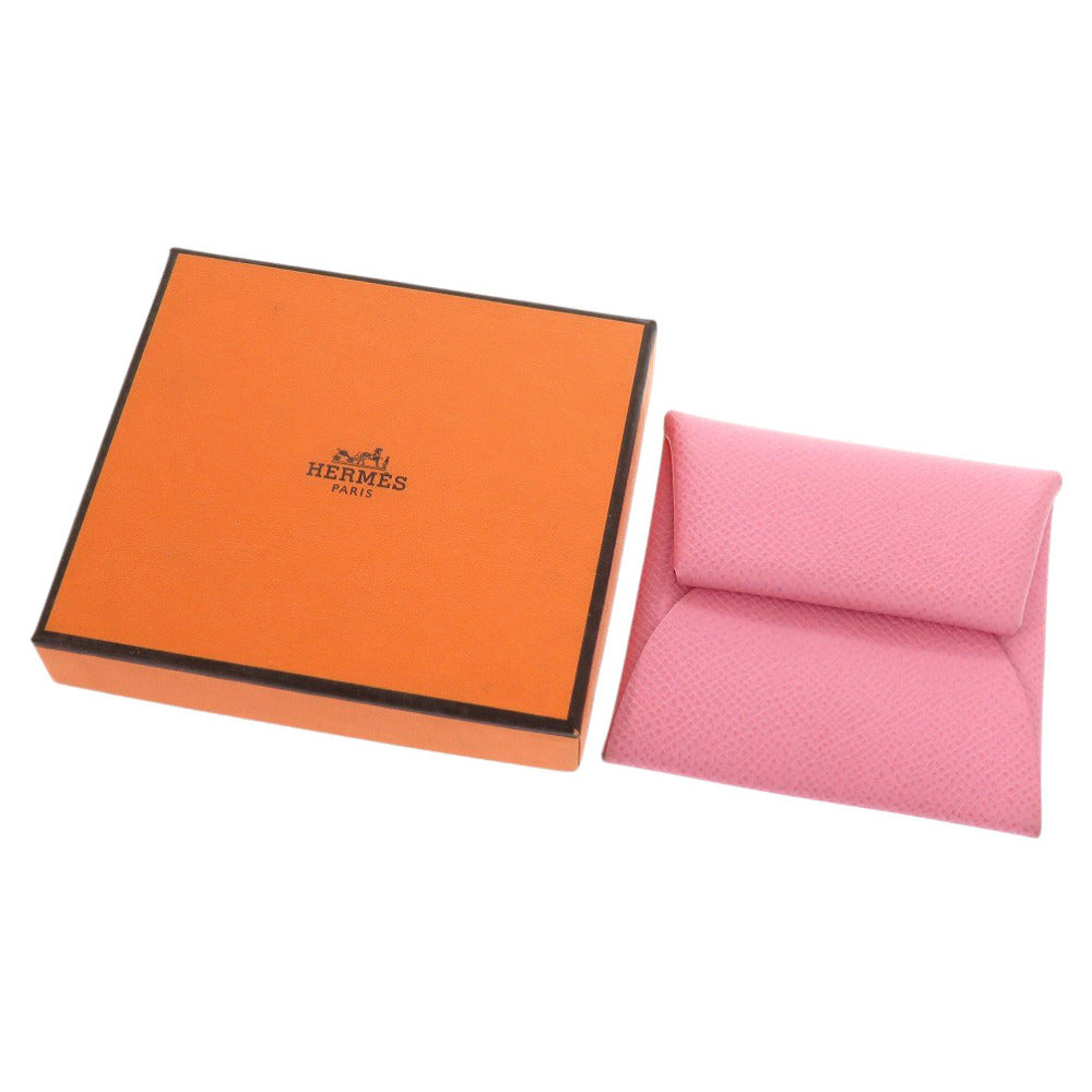 HERMES Coin case Epsom pink Bastia