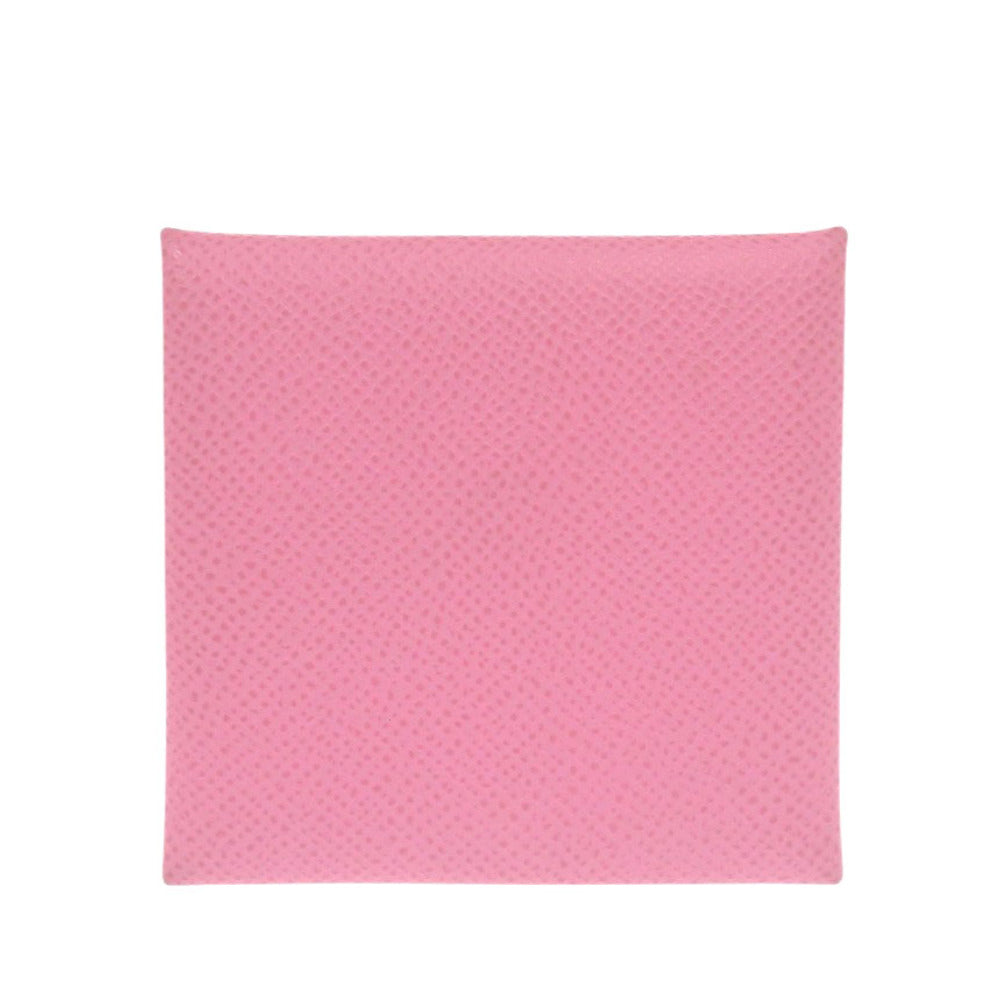 HERMES Coin case Epsom pink Bastia