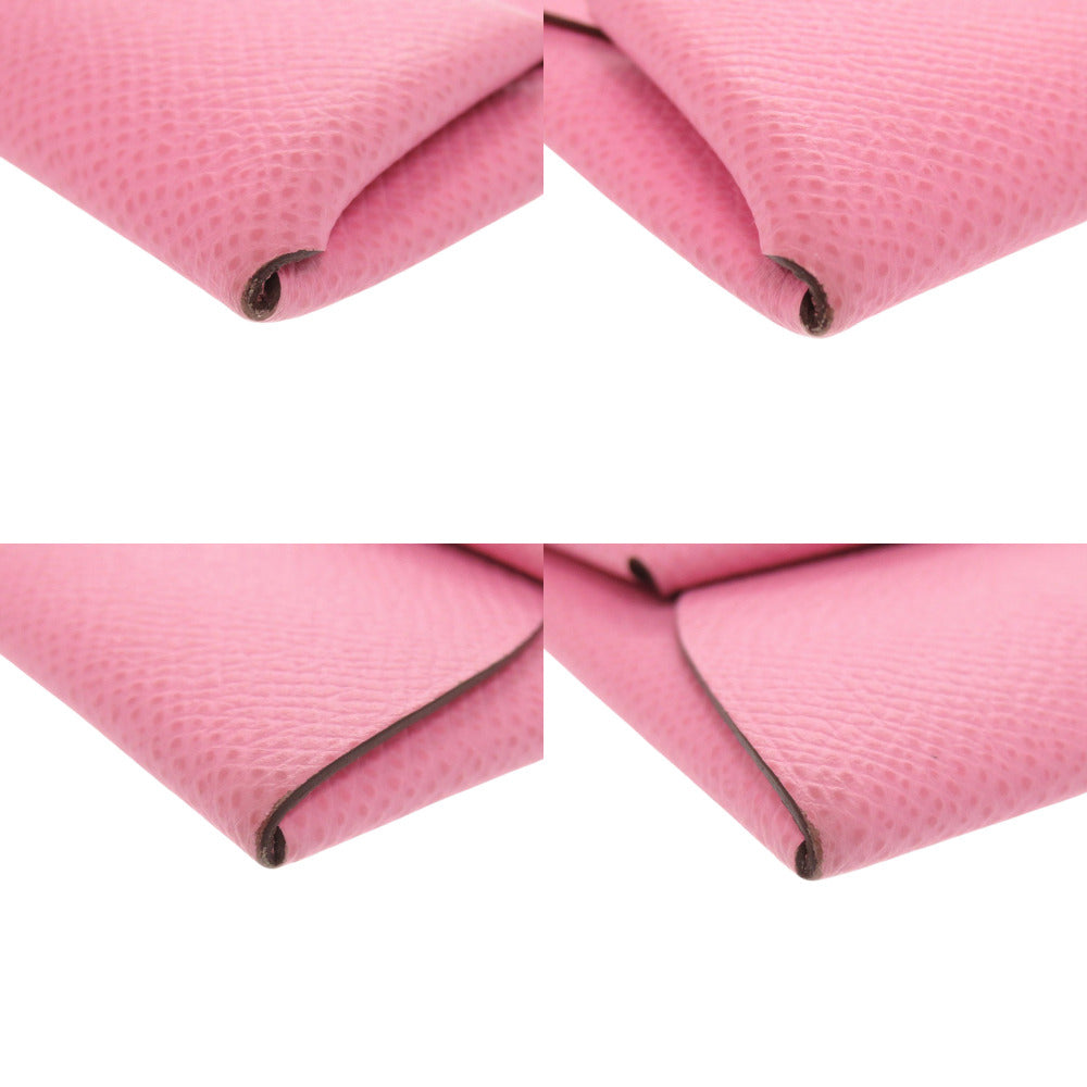 HERMES Coin case Epsom pink Bastia