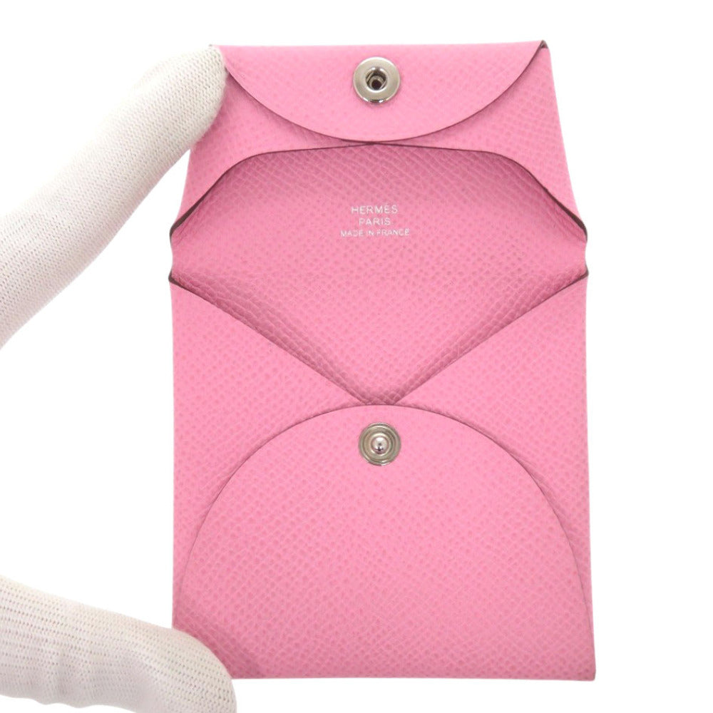 HERMES Coin case Epsom pink Bastia