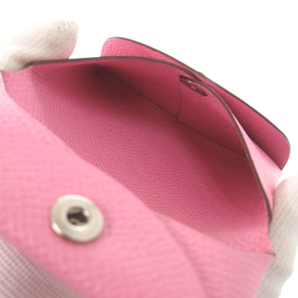 HERMES Coin case Epsom pink Bastia