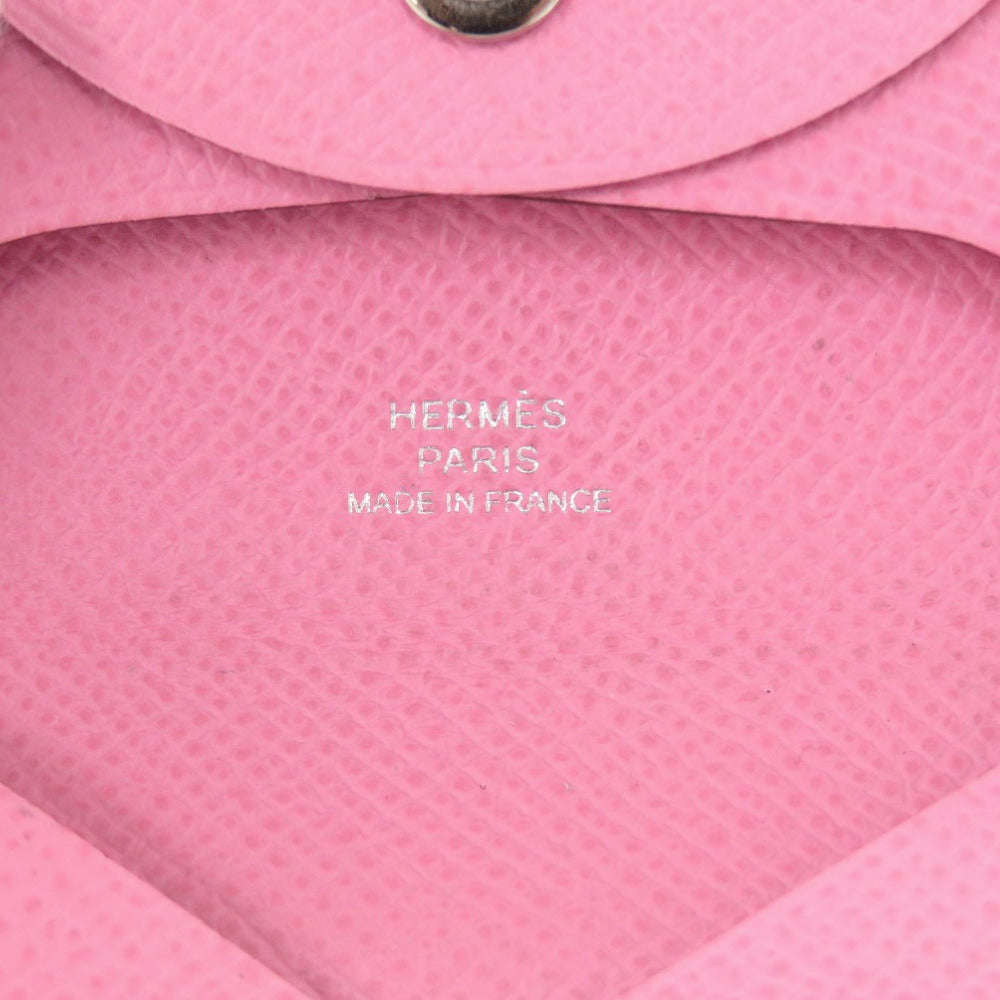 HERMES Coin case Epsom pink Bastia