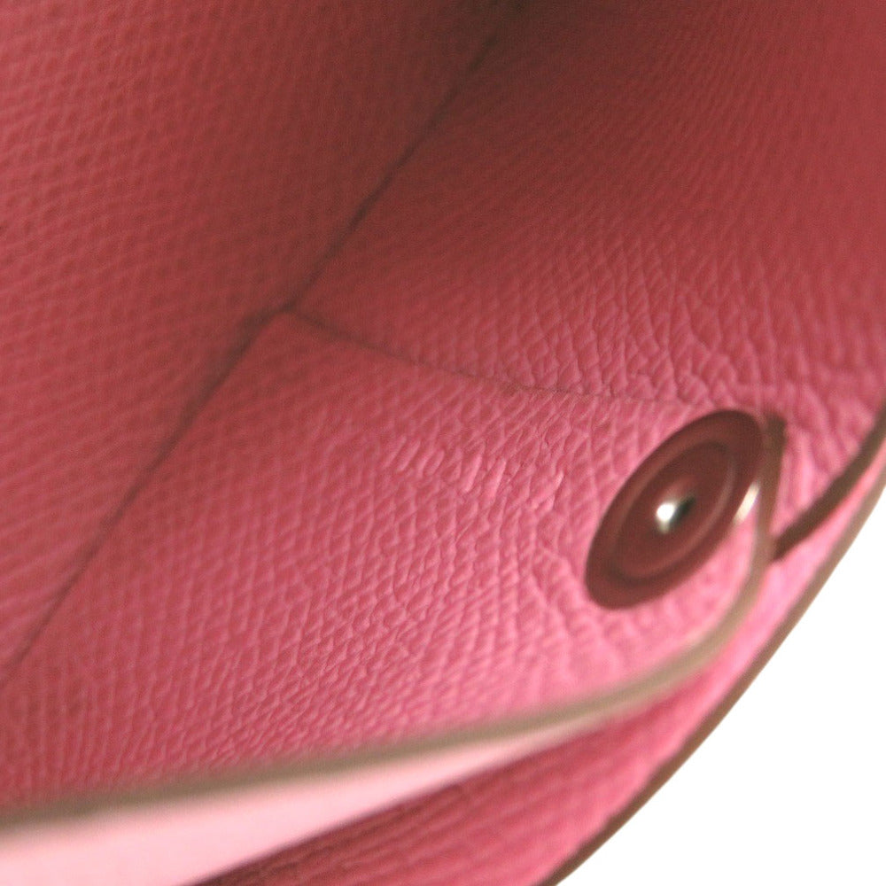 HERMES Coin case Epsom pink Bastia