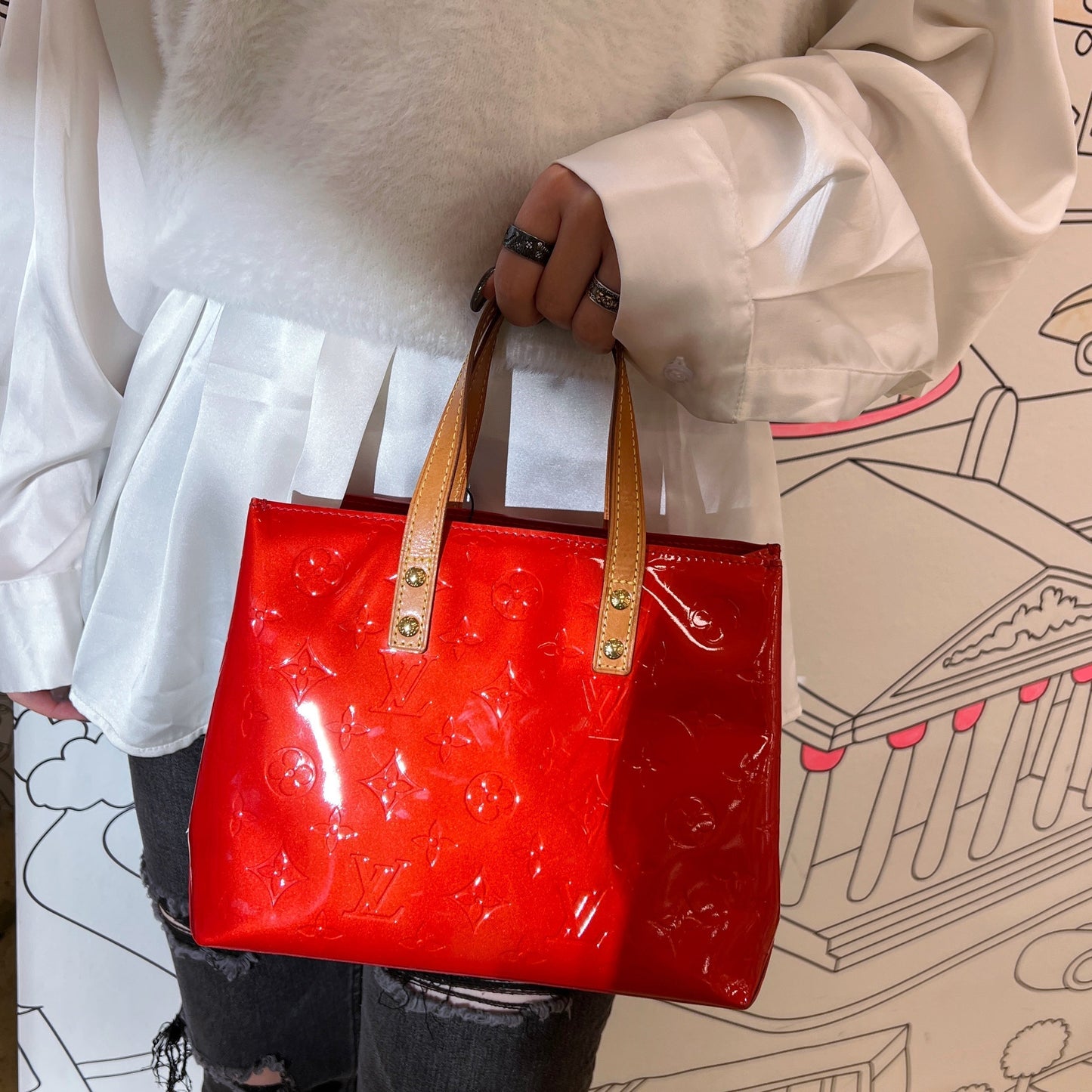 Louis Vuitton 2002 Vernis Reade PM handbag