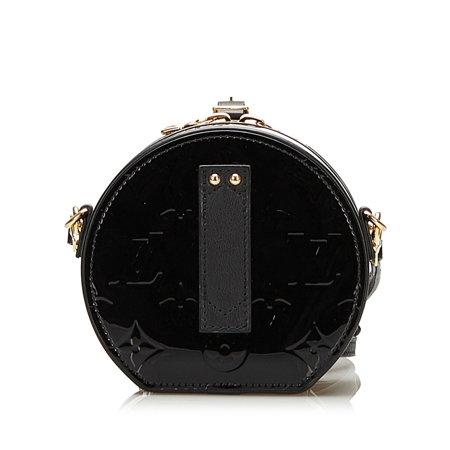 Louis Vuitton Boite Chapeau Souple Mini Black Monogram Vernis