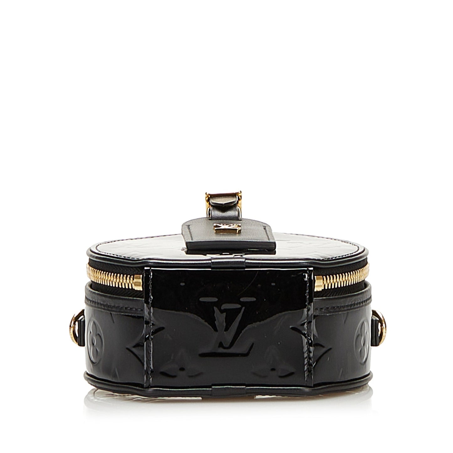 Louis Vuitton Boite Chapeau Souple Mini Black Monogram Vernis