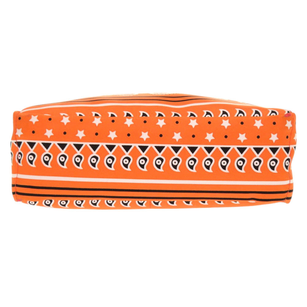 HERMES Pouch silk Orange Foolby 20 Bag in Bag