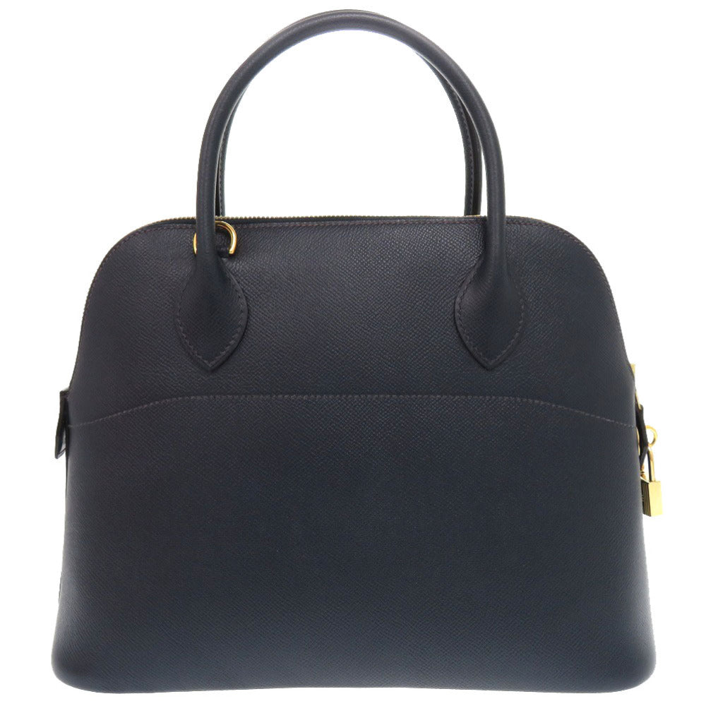 HERMES Handbag Courchevel Navy Bored 31