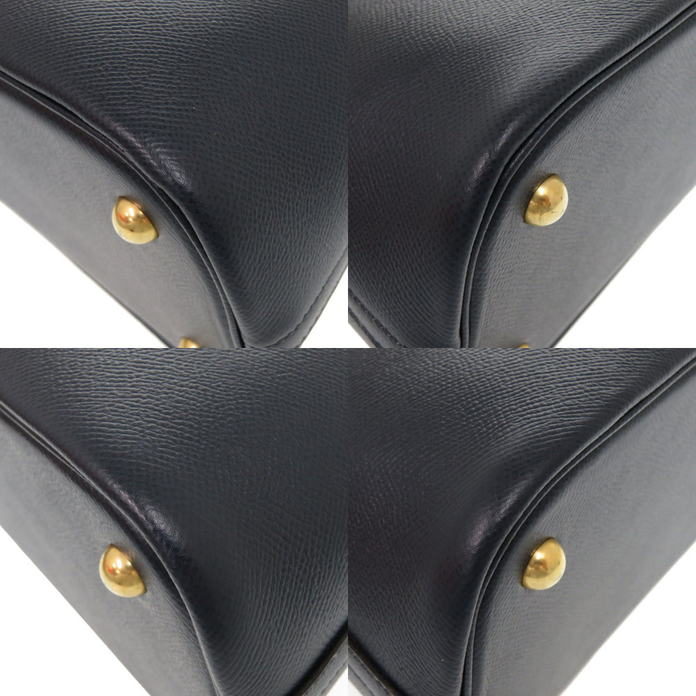 HERMES Handbag Courchevel Navy Bored 31