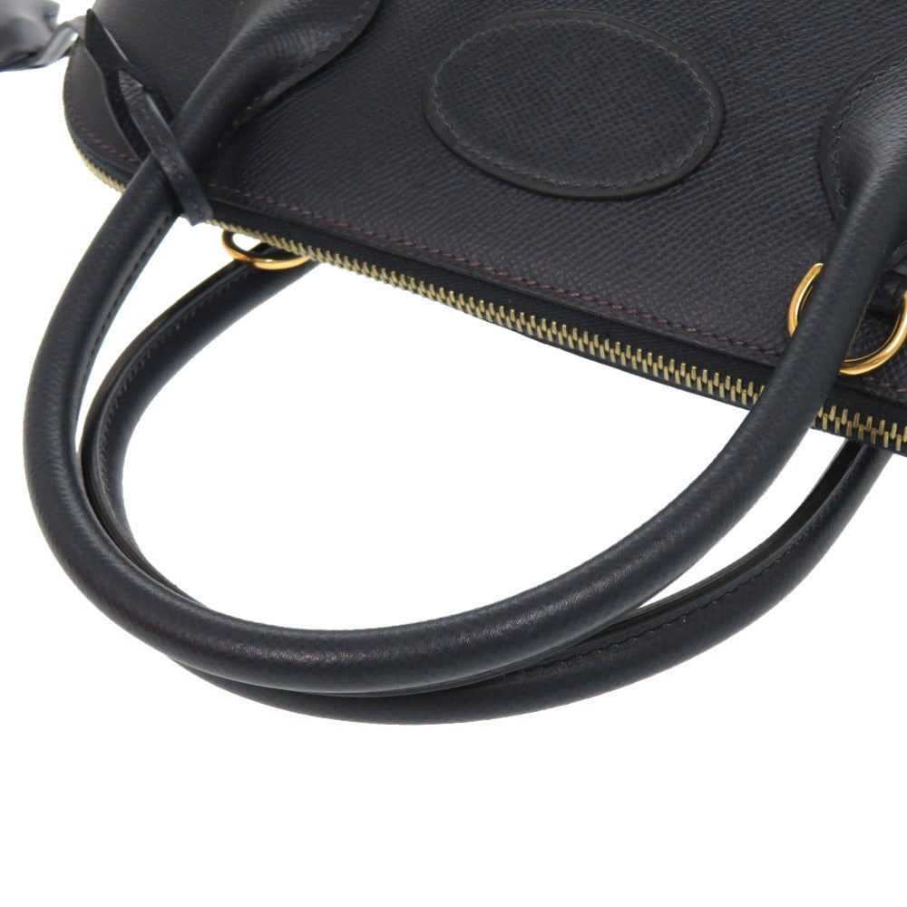 HERMES Handbag Courchevel Navy Bored 31