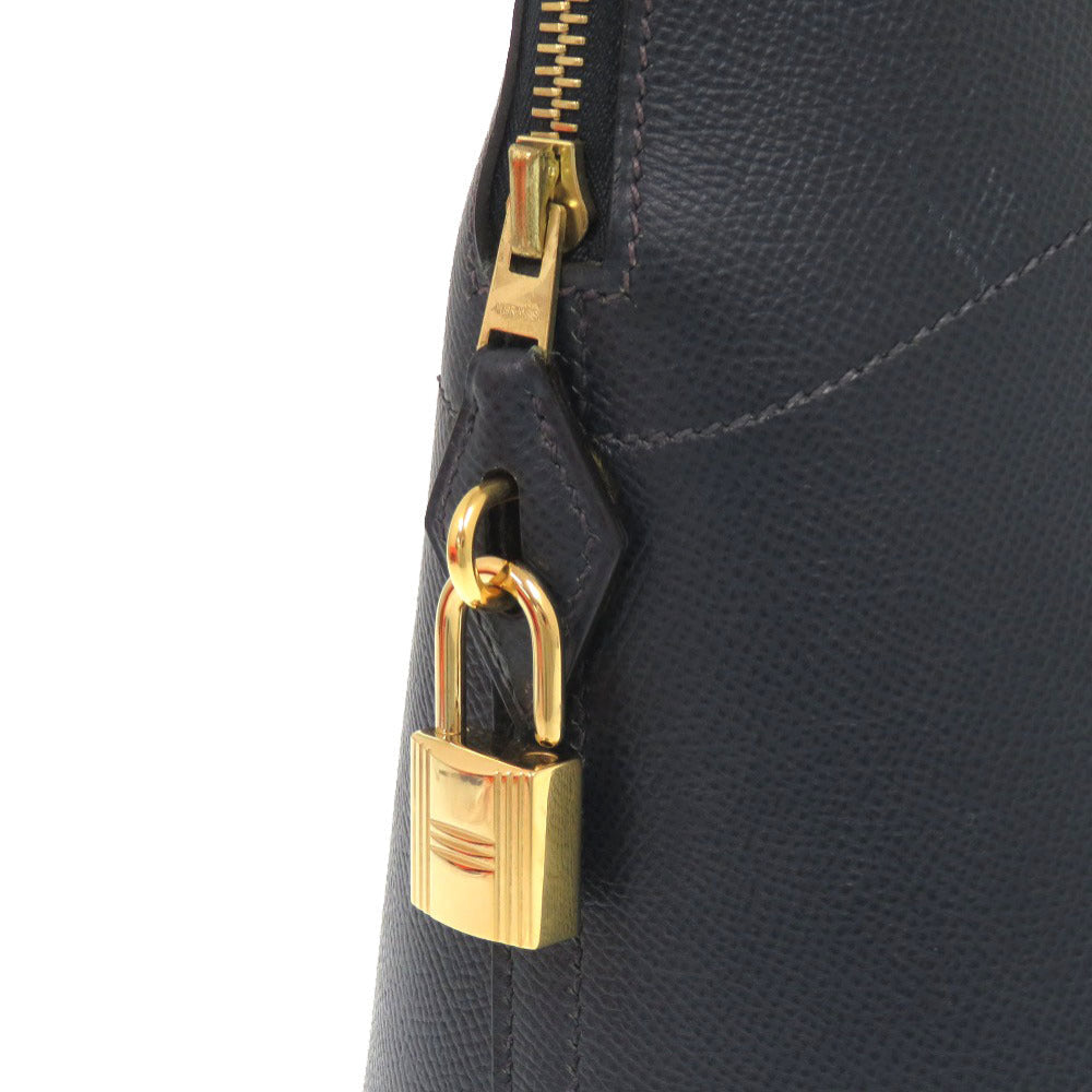 HERMES Handbag Courchevel Navy Bored 31