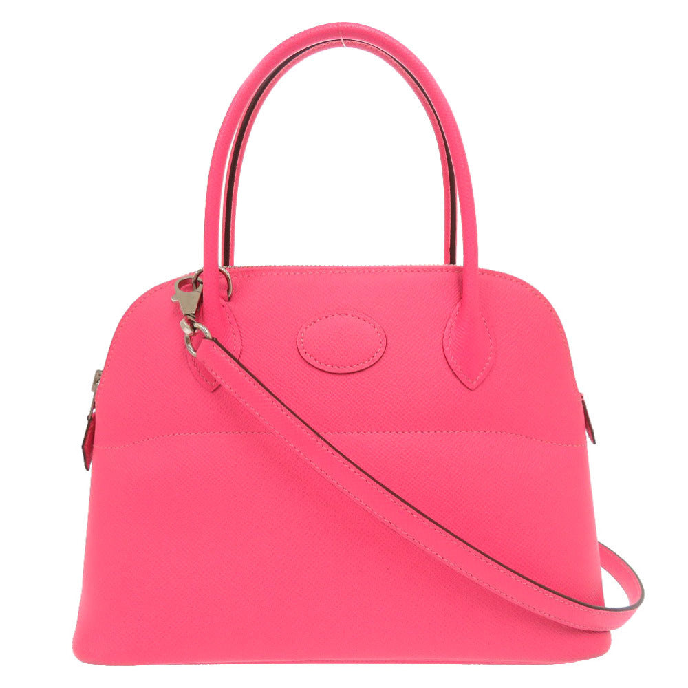 HERMES Handbag Epsom Rose azare Bored 27