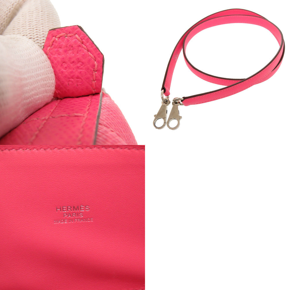HERMES Handbag Epsom Rose azare Bored 27