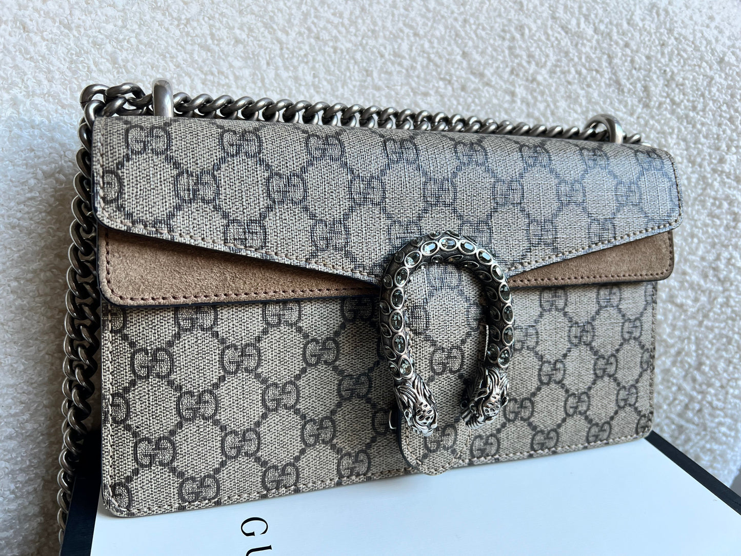 Gucci Dionysus GG Supreme Small Shoulder Bag (RRP £2,280)
