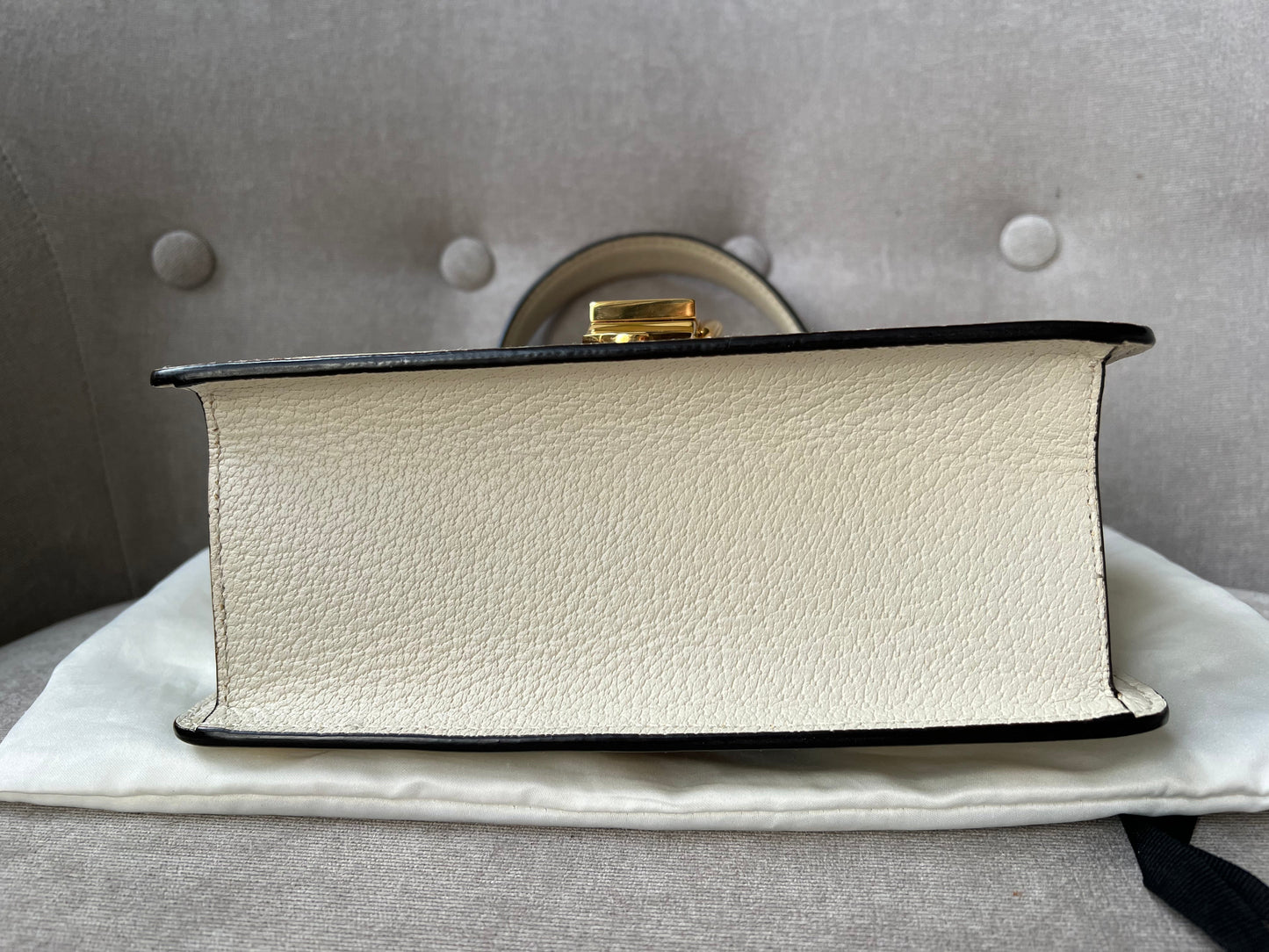 Gucci White Bee Star Sylvie Mini Bag (RRP £1,890)