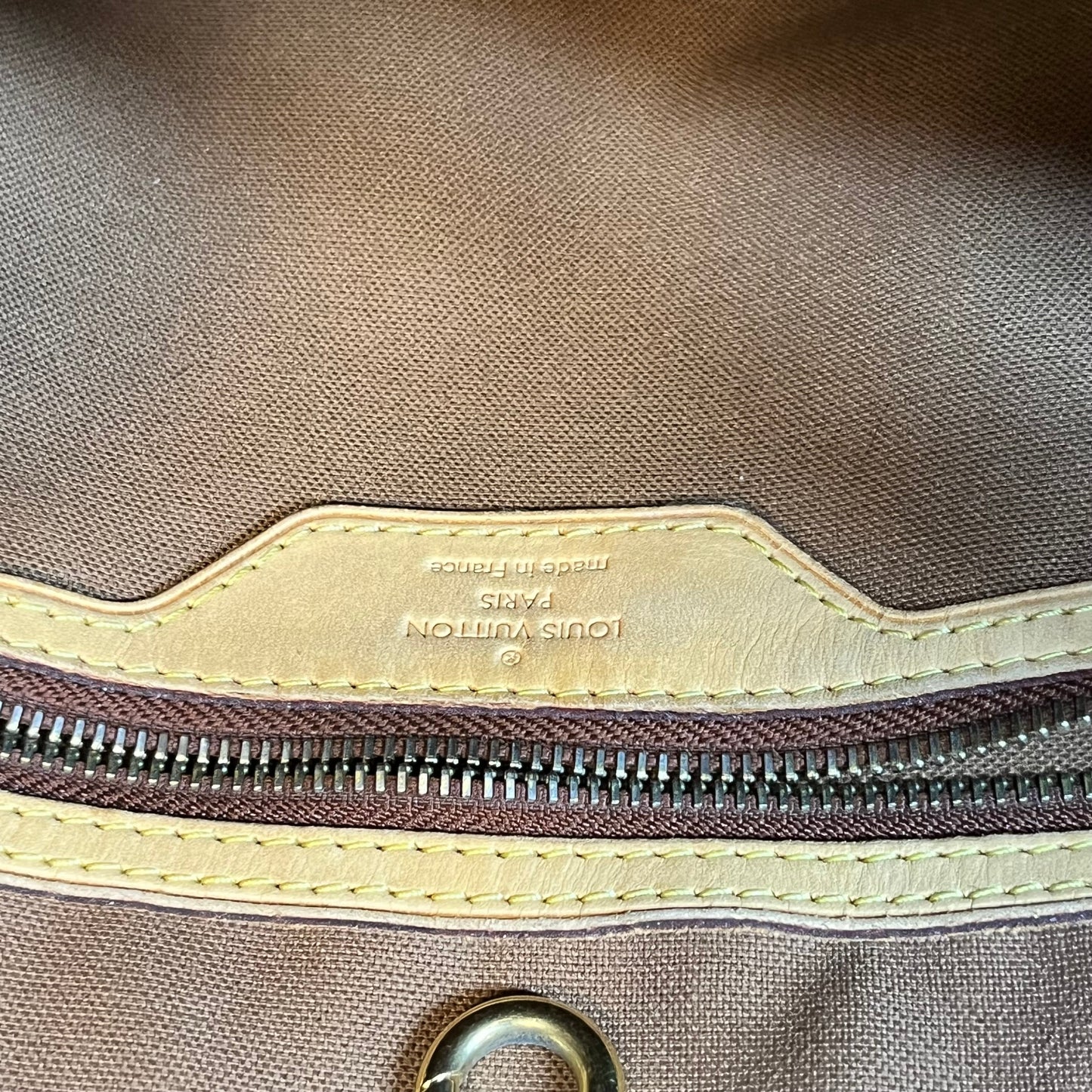 LOUIS VUITTON Batignolles Horizontal Brown Monogram Canvas Tote Bag