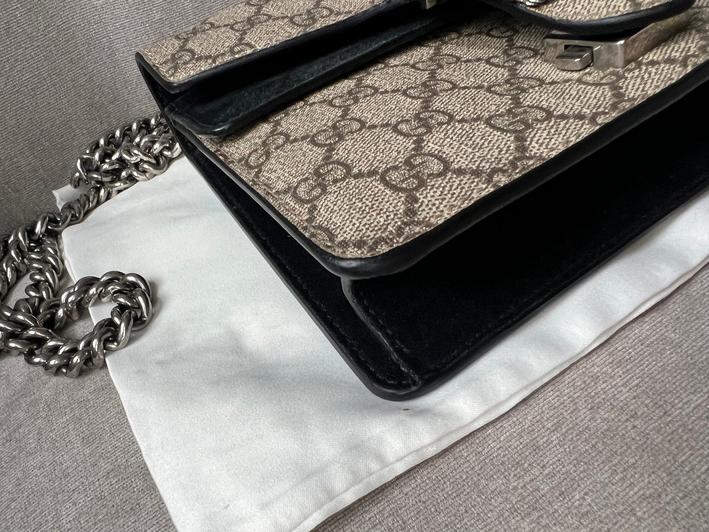 Gucci Dionysus GG Supreme Mini Shoulder Bag (RRP £1,700)