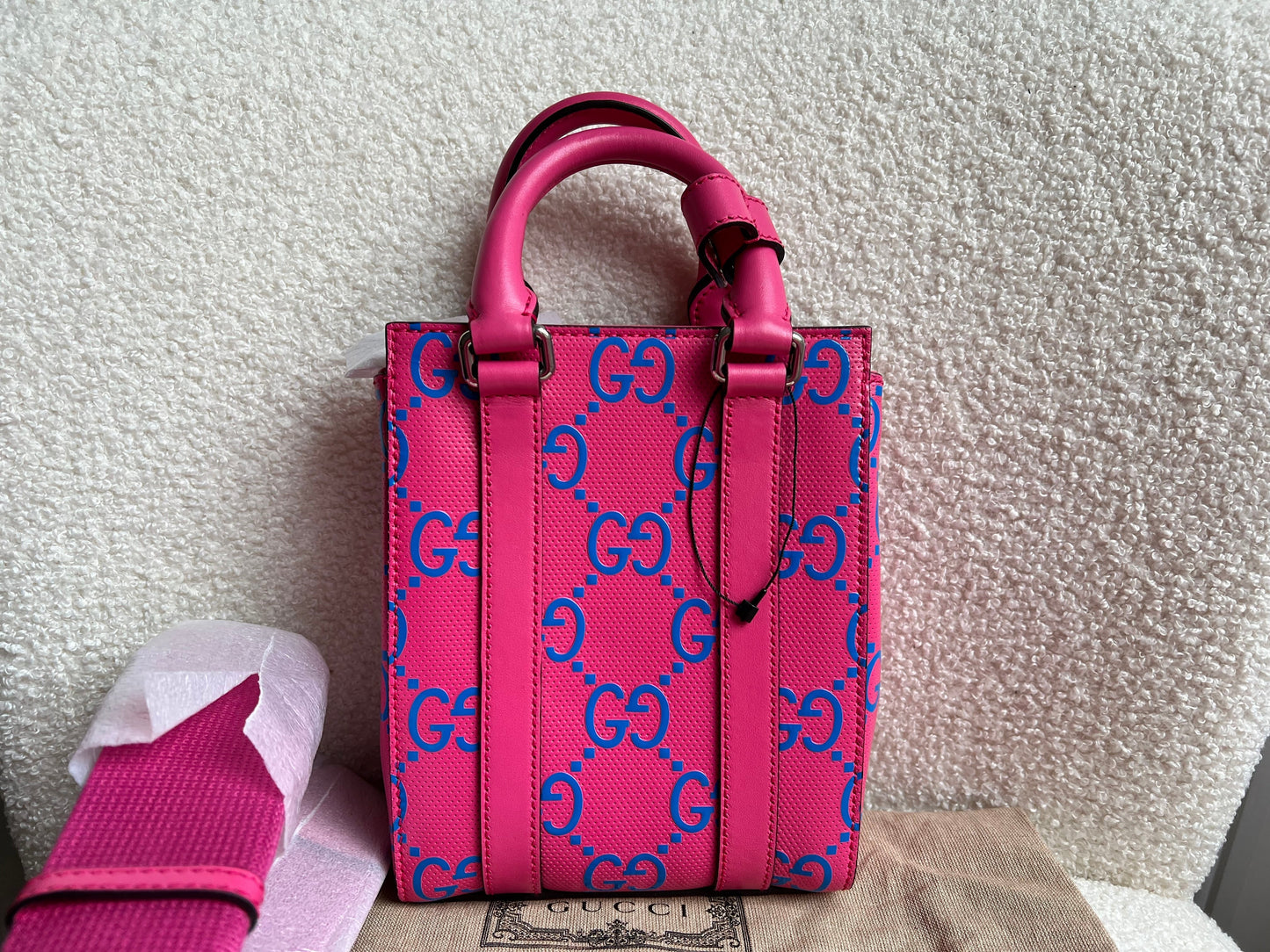 Gucci Pink Mini GG Tote Bag