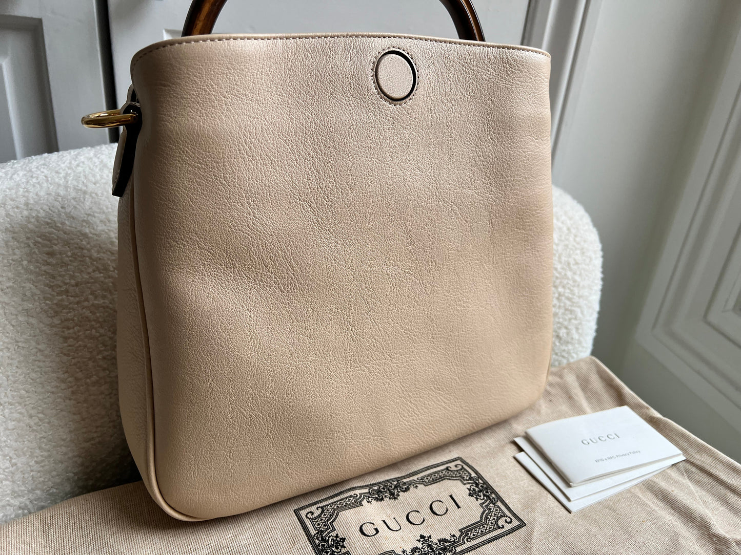 Gucci Cream Medium Diana Hobo (RRP £2110)