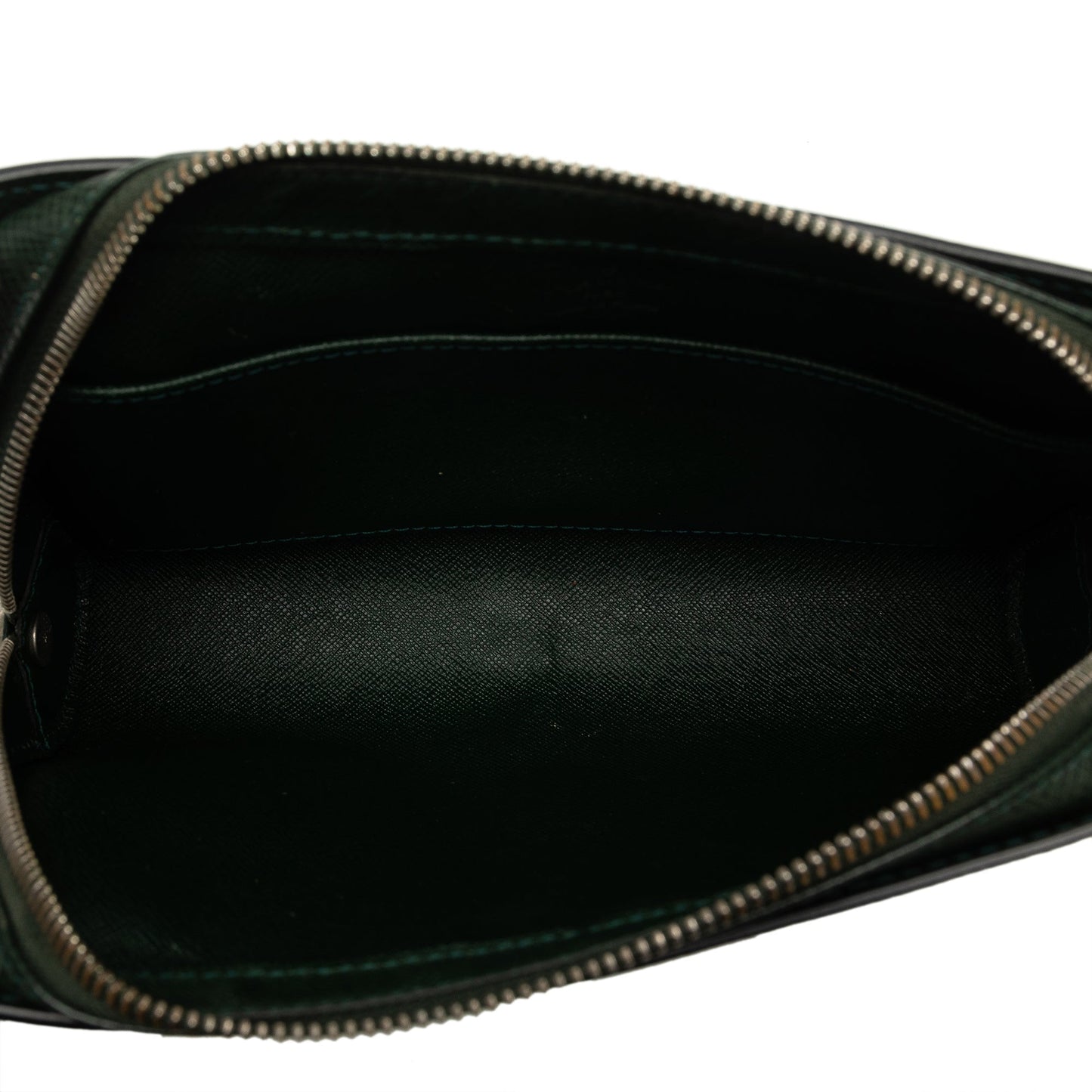 Green Louis Vuitton Taiga Baikal Clutch Bag