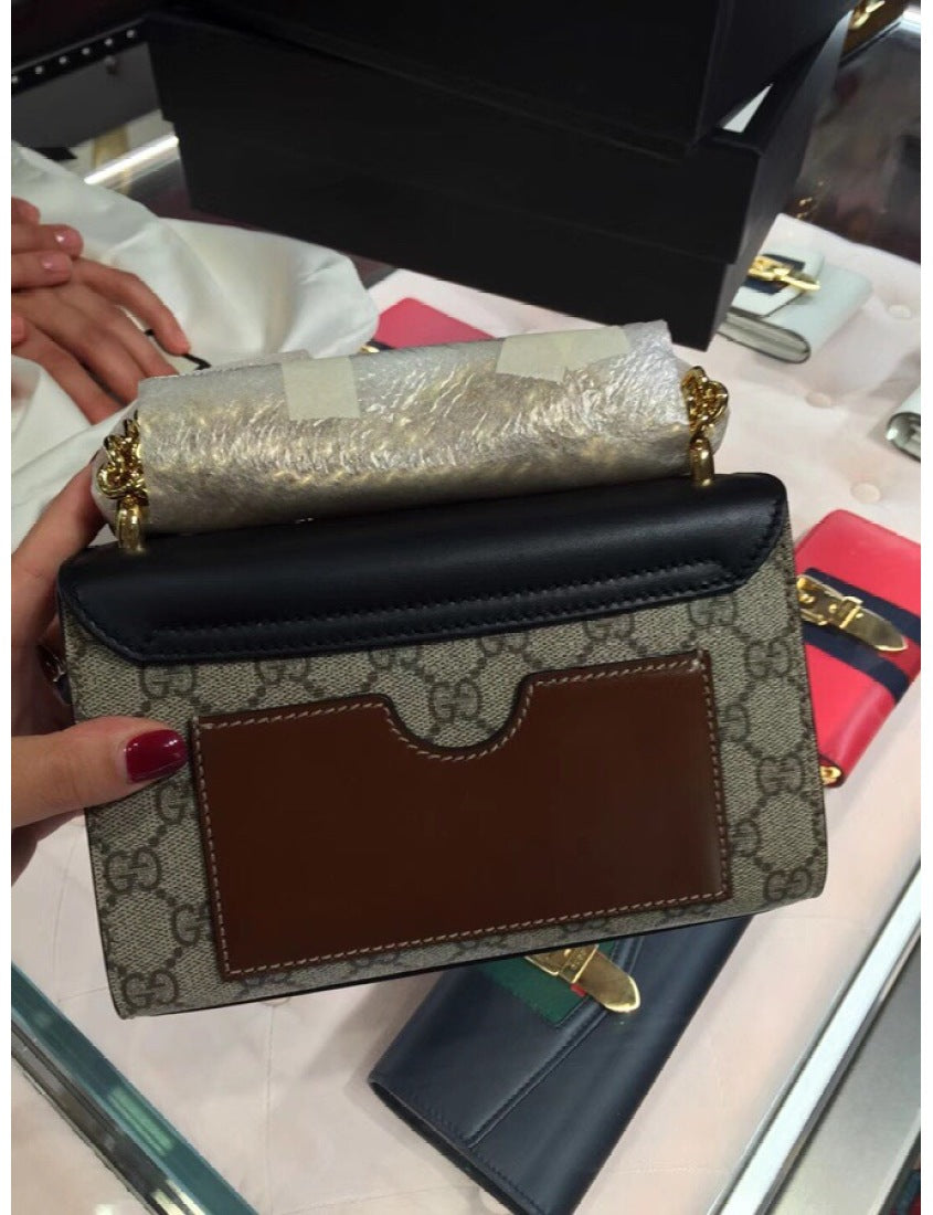 Gucci Padlock series small GG shoulder bag