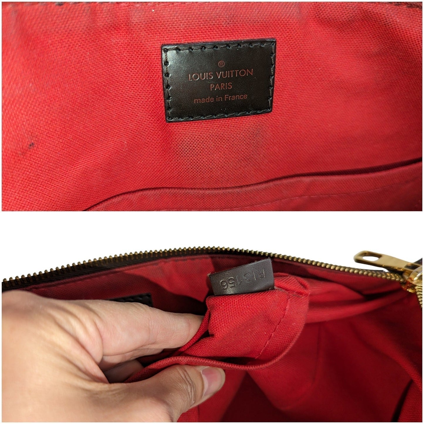 Louis Vuitton Damier Ebene Siena PM Bag