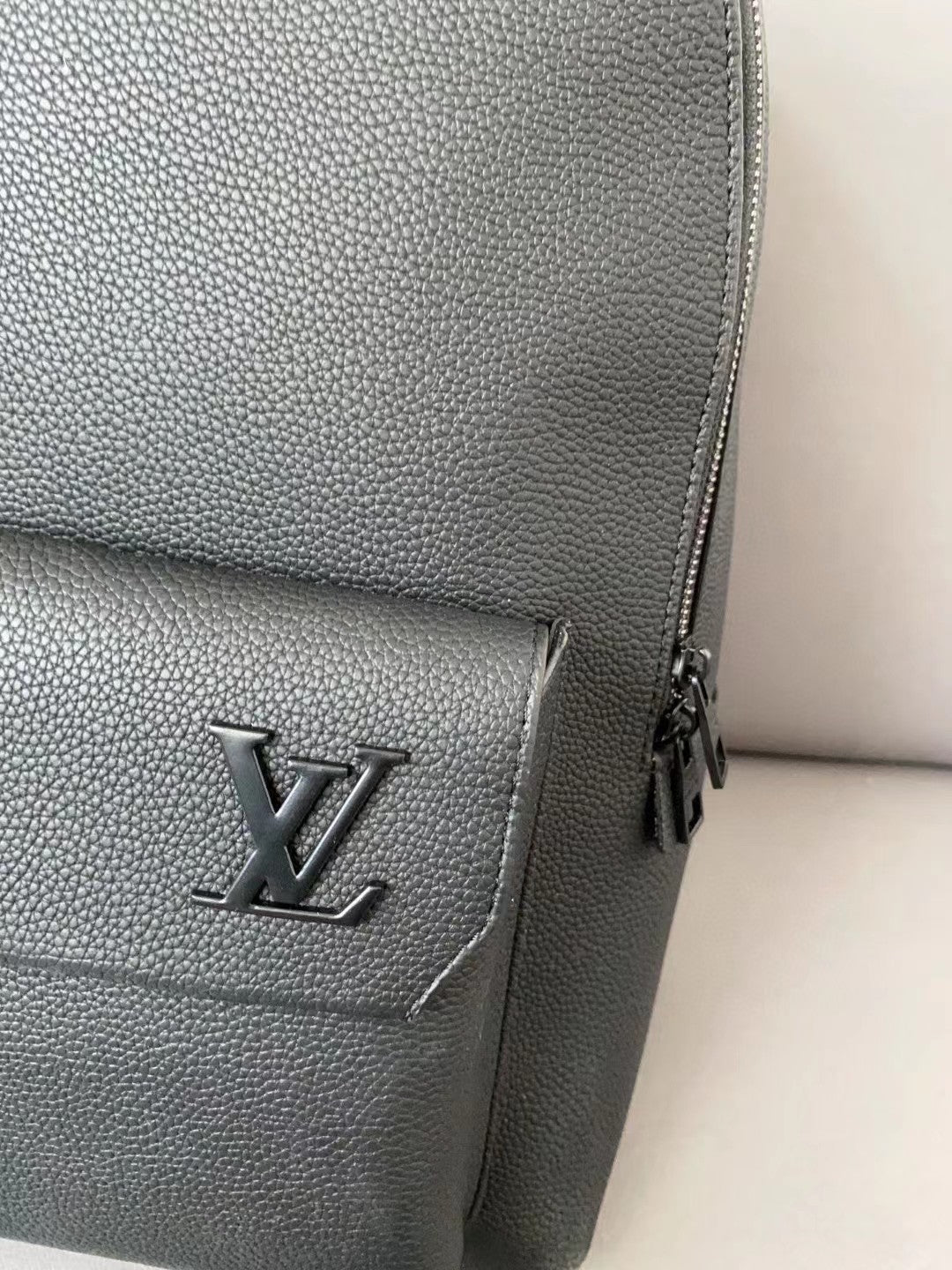 Louis Vuitton Black Aerogram Takeoff Backpack