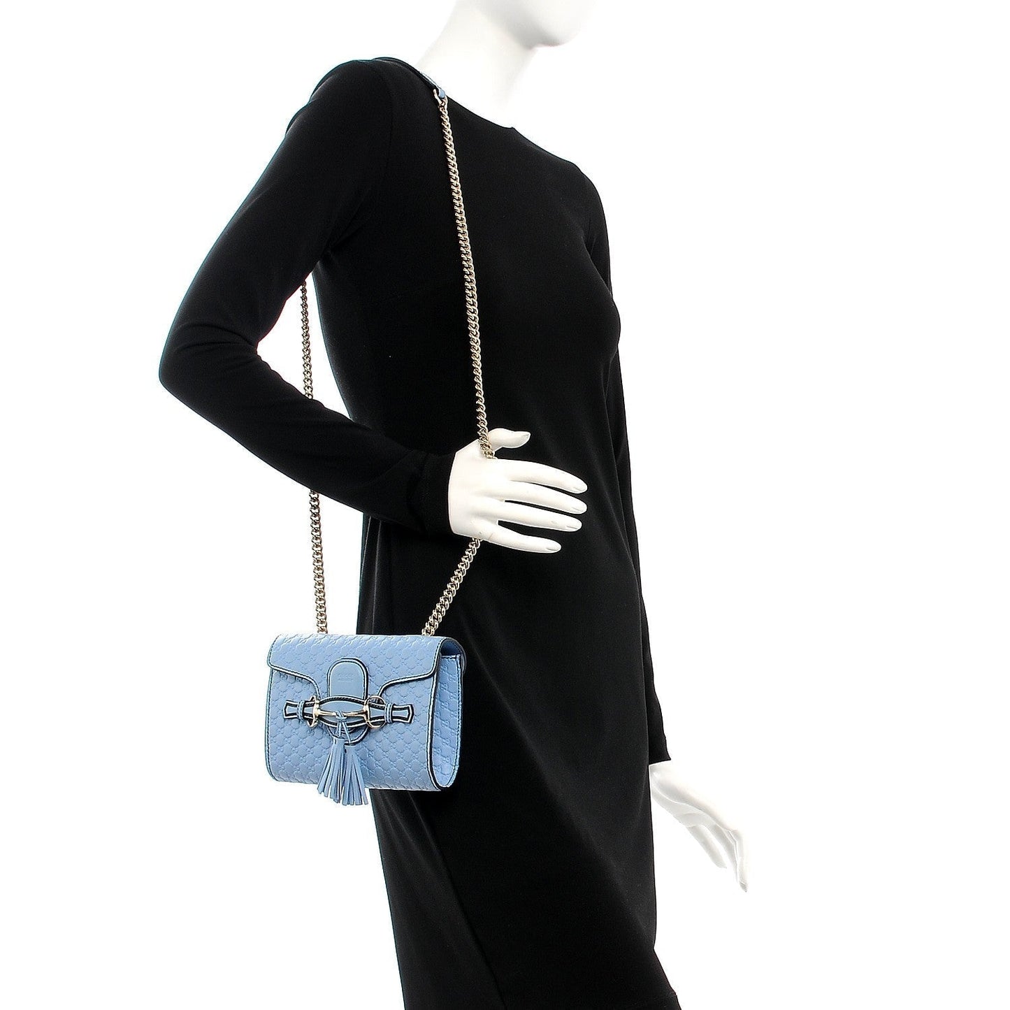 Gucci Emily Shoulder Bag in Mineral Blue
