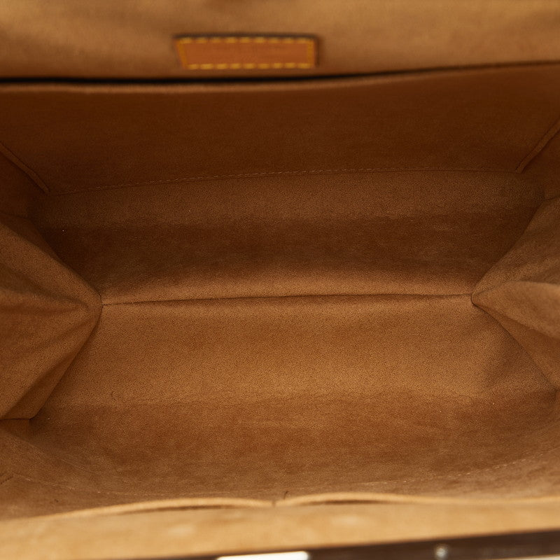 Louis Vuitton Crown Frame GM Trunk Bag Isedan Limited Handbag Shoulder Bag 2WAY M52744 Brown PVC Leather Ladies Louis Vuitton