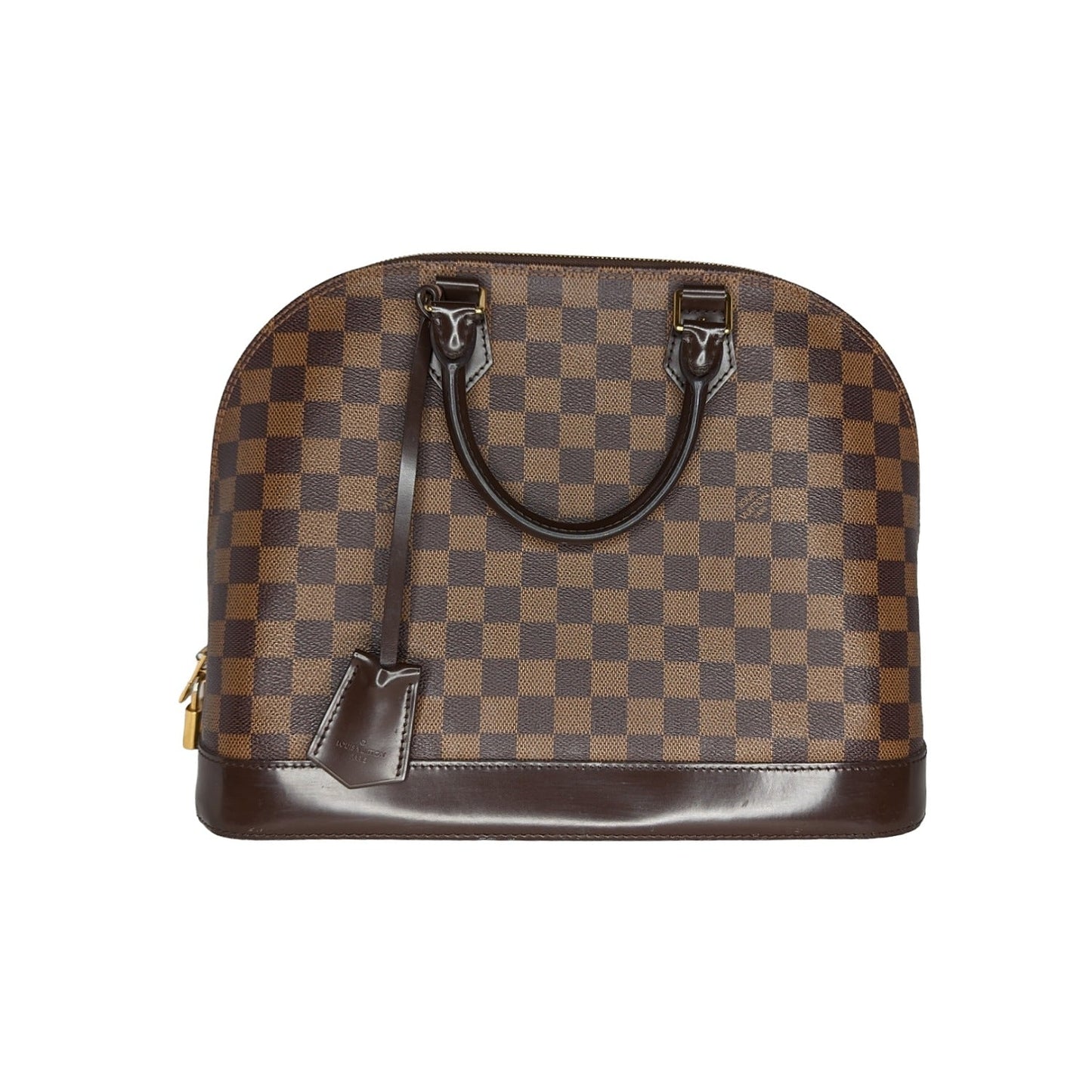 Louis Vuitton Damier Ebene Alma MM Handbag Satchel