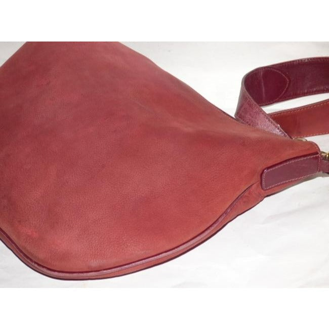 Gucci Horsebit Xl With Leather Red Suede Hobo Bag