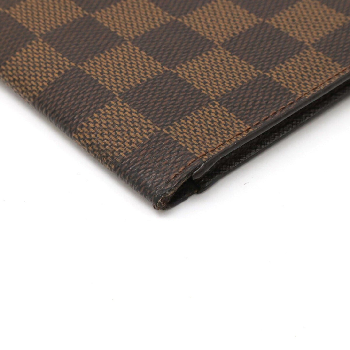 Louis Vuitton Damier Pvc Long Bill Wallet (Bi-Fold)