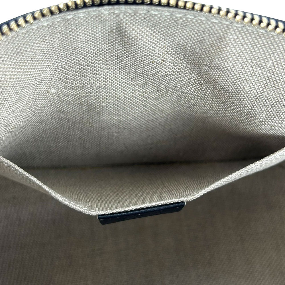 GUCCI Handbag 449654 leather black Micro Guccisima Women Used