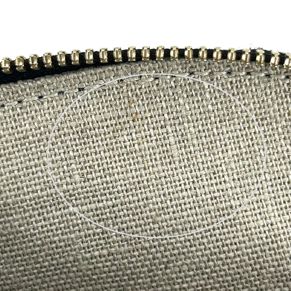 GUCCI Handbag 449654 leather black Micro Guccisima Women Used