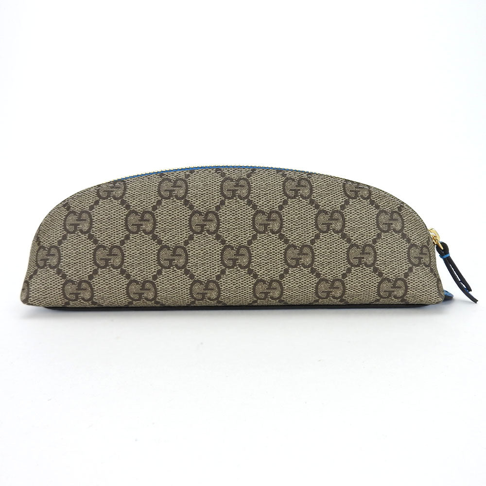 GUCCI pencil case 662129 PVC beige GG Supreme unisex(Unisex) Used