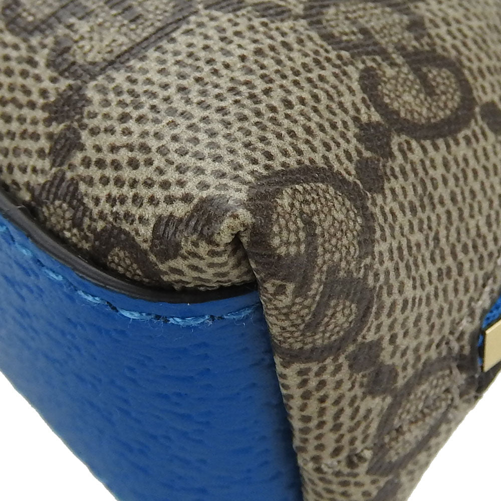GUCCI pencil case 662129 PVC beige GG Supreme unisex(Unisex) Used
