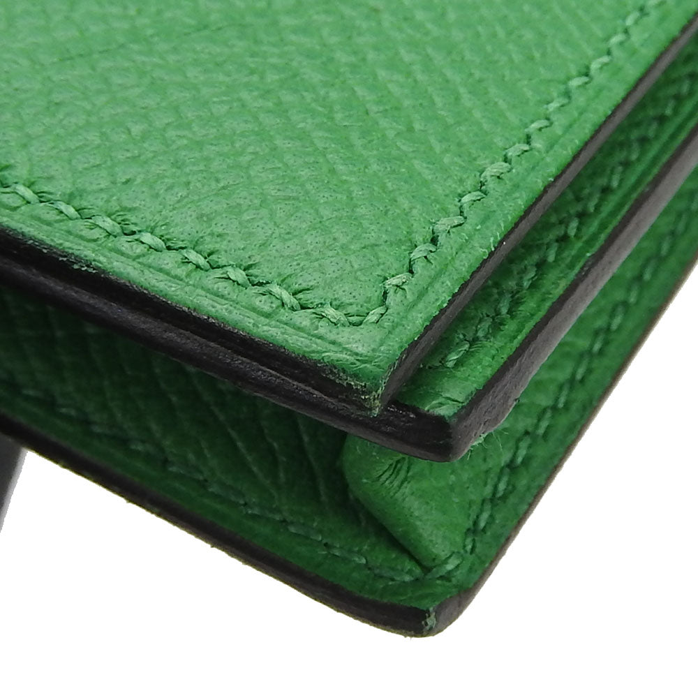 HERMES Long Wallet Purse Epsom Bamboo Beansufla Women Used