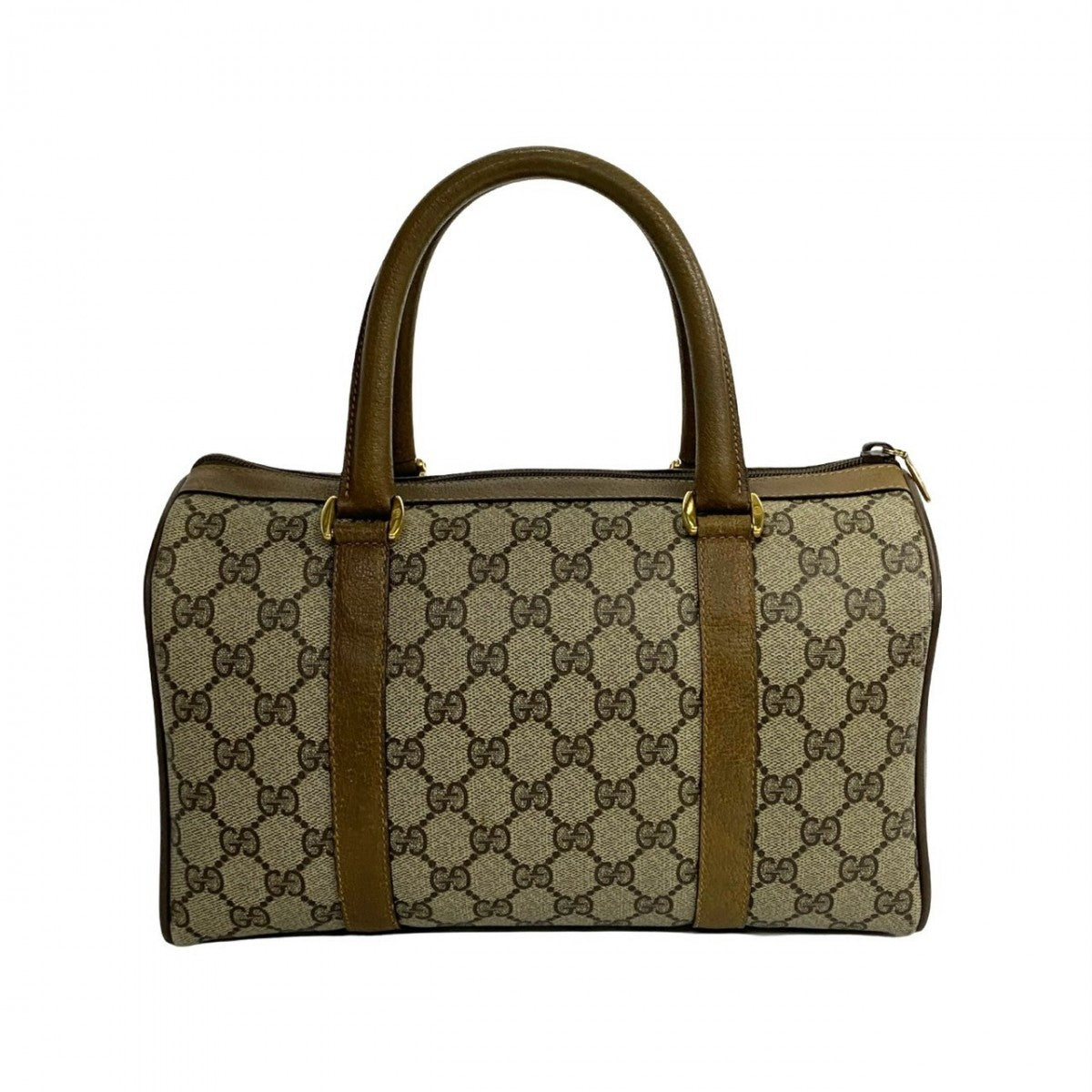 GUCCI Handbag leather Brown Sherry line