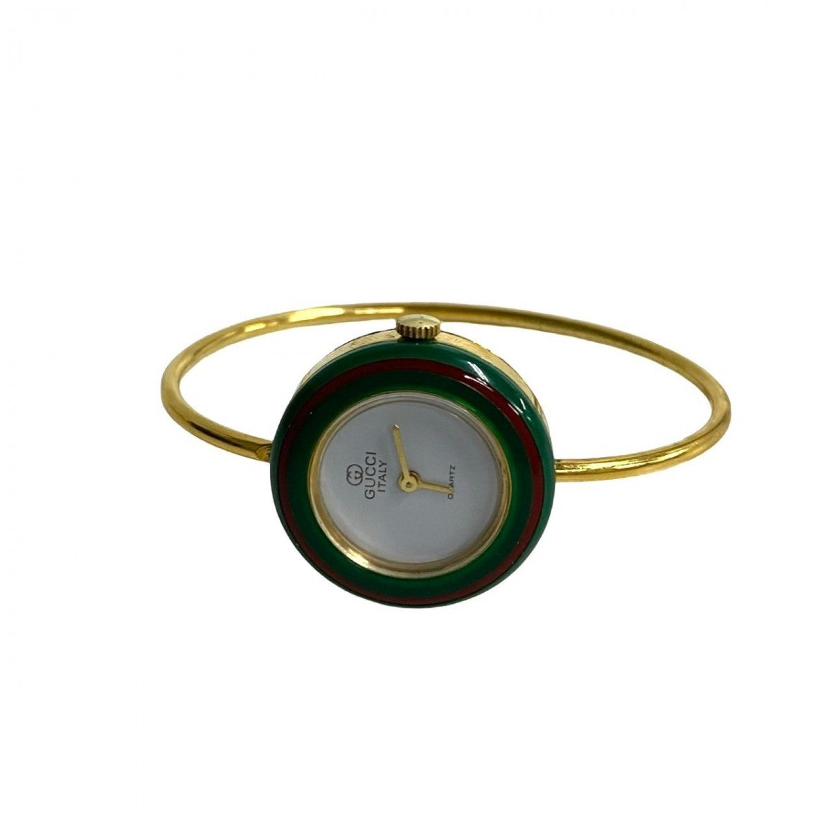 GUCCI Watches Quartz Gold Plated gold Change bezel white dial