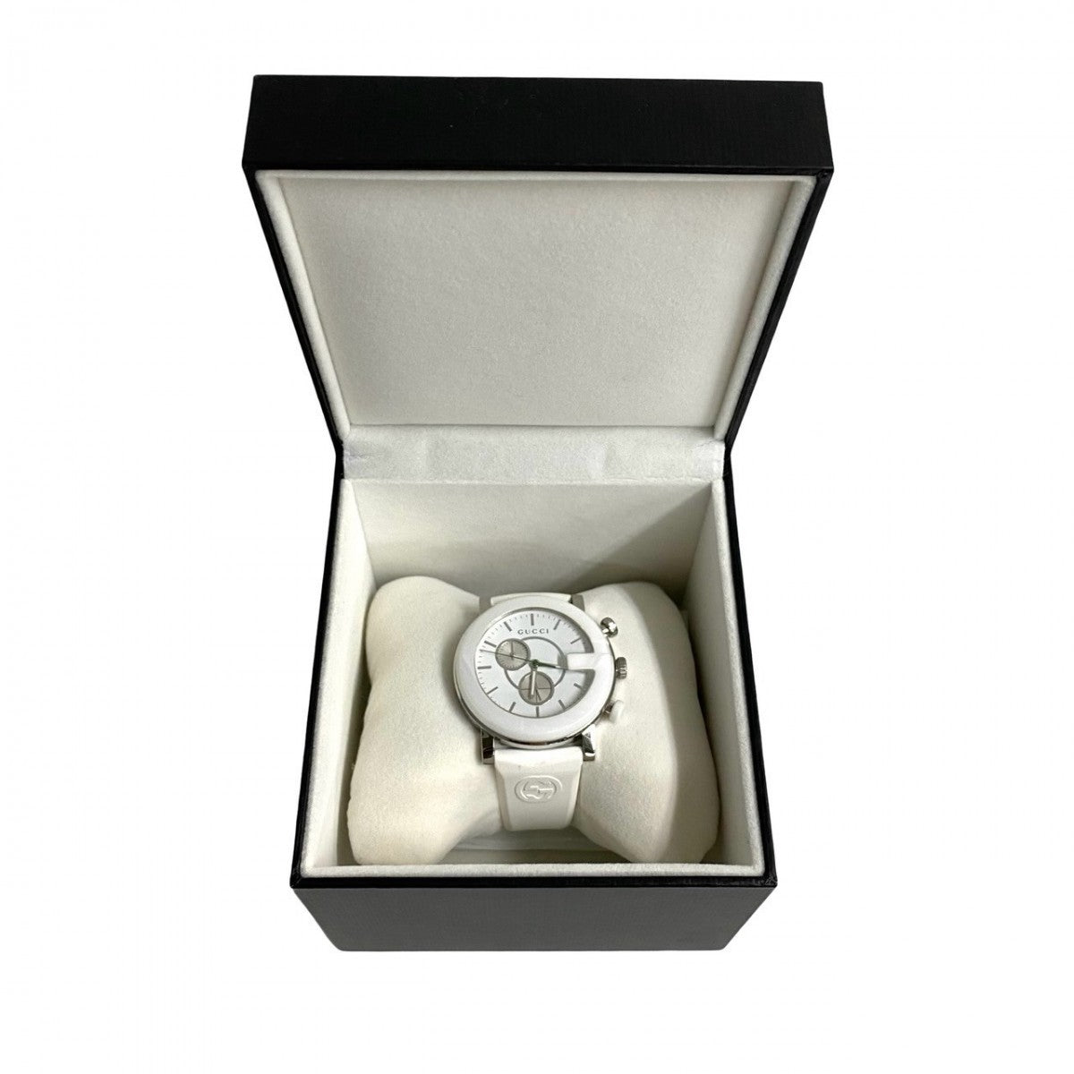 GUCCI Watches Quartz 101M YA101346 Stainless steel white G Chrono white dial