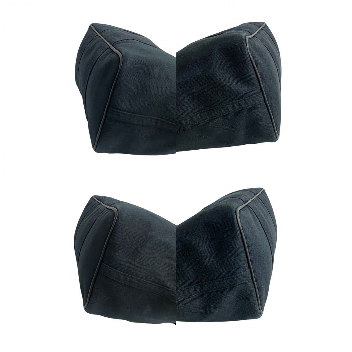 HERMES Handbag leather black Valparaiso MM