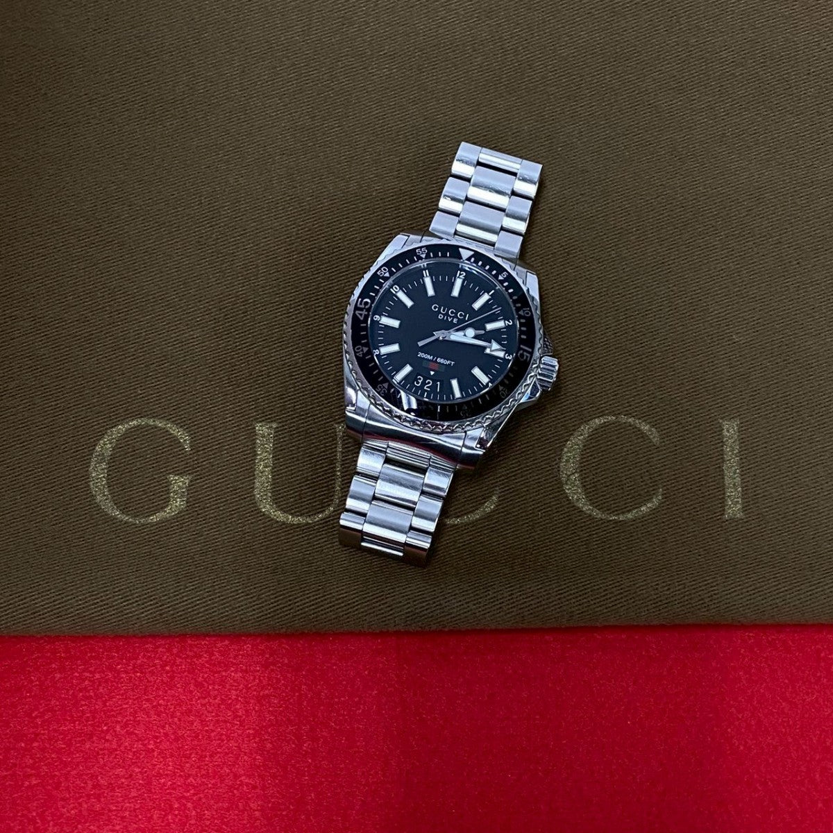 GUCCI Watches Stainless steel Silver Dive
