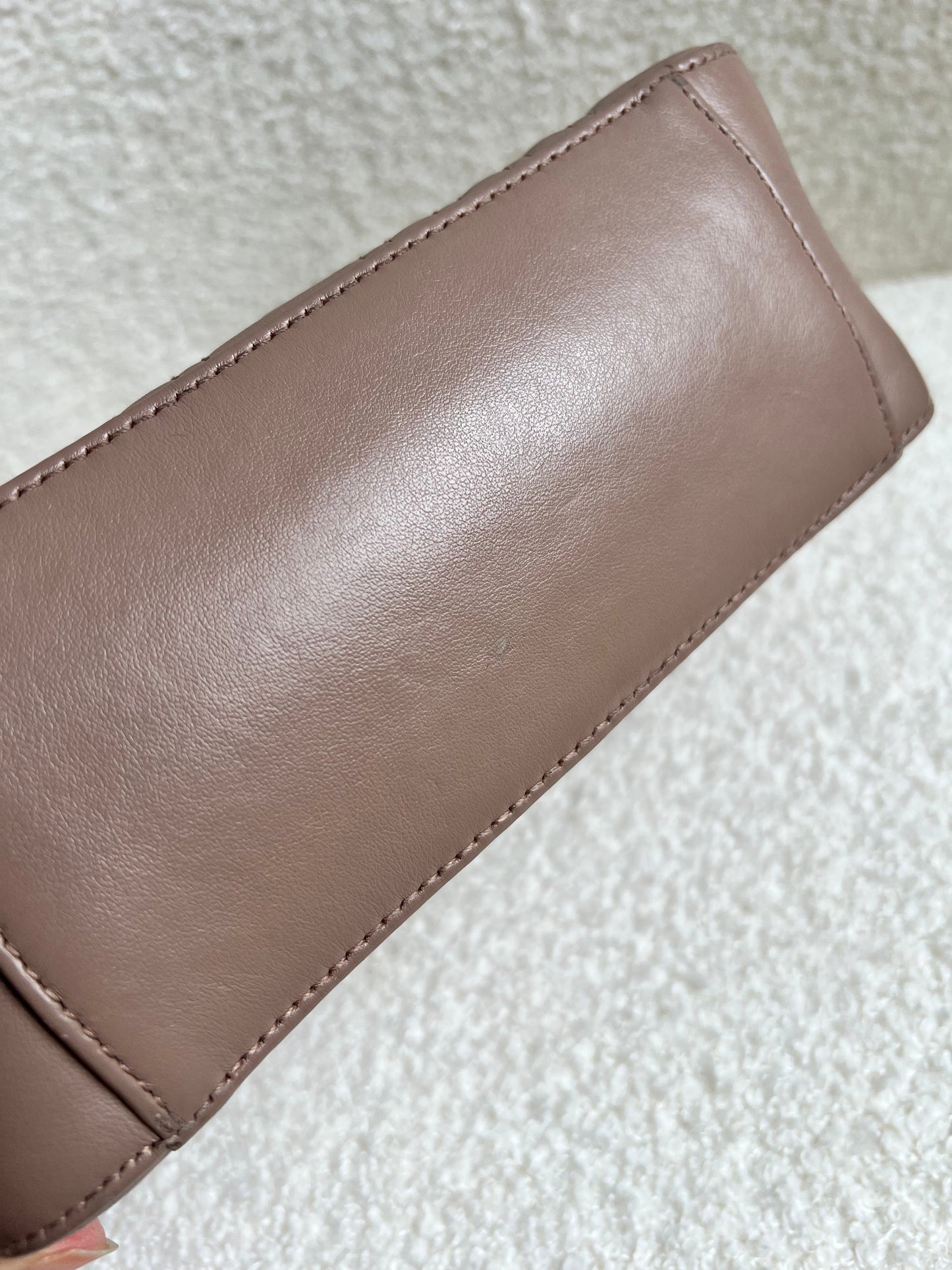 Gucci GG Dusty Pink Marmont Mini Top Handle Bag (RRP £1,890)